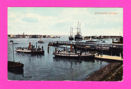 E-Royaume Uni-174P PORTSMOUTH, Harbour, Au Premier Plan Gros Bâteaux, Cpa Colorisée - Portsmouth