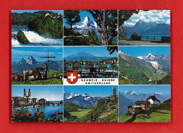 E-Suisse-115D Multivues, Rheinfall, Matterhorn, Axenstrasse, Stoos, Luzern, Rhonegletscher, Zurich, Simplon, Bettmeralp - Altri & Non Classificati