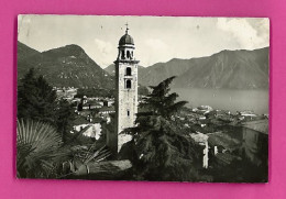 E-Suisse-Lugano-15P Vue Générale Sur La Ville, En Gros Plan L'église, Type Photo (état) - Sonstige & Ohne Zuordnung