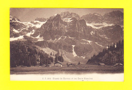 E-Suisse-189P Champ De BARMAZ Et Les Dents Blanches, Quelques Chalets, Cpa BE - Sonstige & Ohne Zuordnung