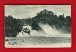 E-Suisse-326PH Rheinfall Und Schloss Laufen, Cpa BE - Autres & Non Classés