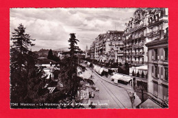 E-Suisse-445P6 MONTREUX, Le Montreux Palace Et Le Pavillon Des Sports, Type Photo, BE - Otros & Sin Clasificación