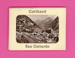 E-Suisse-451PH GOTTHARD, SAN GOTTARDO, 10 Petites Vues, Voir Descriptif Plus Bas, BE - Autres & Non Classés