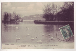 France - 74 - Annecy - L'île Des Cygnes Et Le Jardin Public - 6880 - Annecy