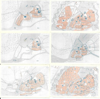 DX96 - SERIE COMPLETE CHROMOS STUHR - HAMBURG EVOLUTION DE LA VILLE AU COURS DU TEMPS - Other & Unclassified