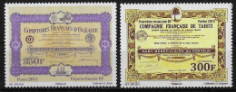 POLYNESIE FRANCAISE - GRAVURES - N° 1044 ET 1045 - NEUF** MNH - Ungebraucht