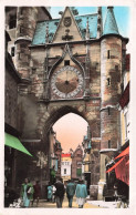 FRANCE - Auxerre - Vue Sur La Porte De L'Horloge - Le Cadran Solaire - Animé - Colorisé - Carte Postale Ancienne - Auxerre