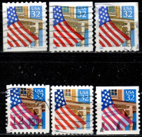 US+ 1995 1996 Mi 2552 Flagge - Used Stamps