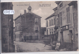 JEZAINVILLE- L ECOLE DES GARCONS ET LE CAFE DE LA PAIX- MAISON A. CLAUDIN - Autres & Non Classés