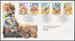 GB Great Britain 1994 FDC Pictorial Postcards, Postcard, Pictorial Postmark, First Day Cover - Lettres & Documents