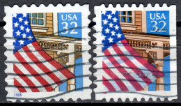 US+ 1995 Mi 2563 A 2563 C Flagge - Gebraucht