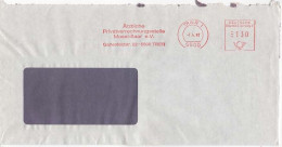 GERMANY. METER SLOGAN.MEDICAL INSURANCE. TRIER. 1987 - Frankeermachines (EMA)