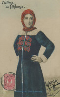 Hand Colored Lituanie  Girl Wiesniaczka Z Ziemi Lubelskiej Used Russian Poland  Kalisch Kalisz - Lithuania