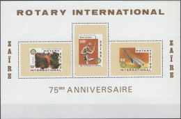 Zaire - BL44 - Rotary - 1980 - MNH - Nuovi