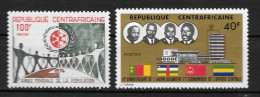 1974- N° 220 à 221**MNH - Année De La Population - 10 Ans Union Douanière Et économique - Centraal-Afrikaanse Republiek