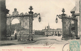 FRANCE - Nancy - Vue De La Place Stanislas Et Grilles Jean Lamour - Animé - Carte Postale Ancienne - Nancy