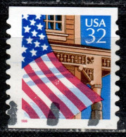 US+ 1996 Mi 2726 BC Flagge - Usados
