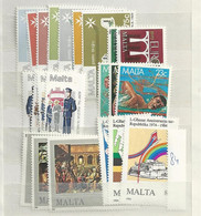 1984 MNH Malta, Year Complete According To Michel, Postfris - Malte