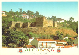 ALCOBAÇA - Castelo Medieval  ( 2 Scans ) - Leiria