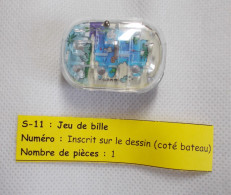 Kinder - Les Piramollis Les Objets, Série 1 - Jeu De Billes - S 11 - Sans BPZ - Aufstellfiguren