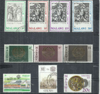TEN AT A TIME - MALAWI - LOT OF 10 DIFFERENT  14 -  POSTALLY USED OBLITERE GESTEMPELT USADO - Malawi (1964-...)