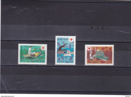 FINLANDE 1972 CROIX ROUGE  Yvert 671-673, Michel 707-709 NEUF** MNH Cote 5 Euros - Unused Stamps