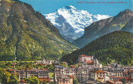 Postcard Switzerland Interlaken Und Die Jungfrau - Altri & Non Classificati