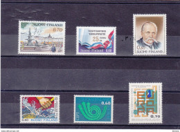 FINLANDE 1973 Yvert 680 + 685 + 686 + 687 + 688 + 689 NEUF** MNH Cote 9 Euros - Nuovi