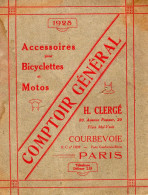 CATALOGUE ACCESSOIRES VELOS MOTOS  1928 - Posters