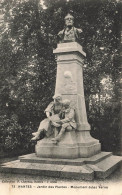 FRANCE - Nantes - Vue Sur Le Jardin Des Plantes - Monument Jules Verne - Statues - Carte Postale Ancienne - Nantes