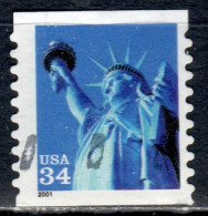 US+ 2001 Mi 3427 BE Freiheitsstatue - Used Stamps