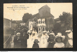 88 - ROZIERES SUR MOUZON - Pélerinage De N. D. De Valrose (1912) - La Procession Sortant De L'Eglise - 1916 - Autres & Non Classés