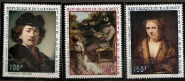 PA - 1970 - N° 117 à 119**MNH - Tableaux Rembrandt , Courbet - Benin - Dahomey (1960-...)