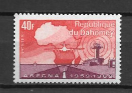 1970 - N° 289**MNH - 10 Ans ASECNA - Benin - Dahomey (1960-...)