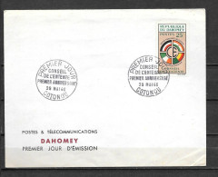 FDC - 1960 - Conseil De L'entente - 6 - Bénin – Dahomey (1960-...)