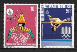 1979 - 455 à 456** MNH - Jeux Olympiques De Moscou - Bénin – Dahomey (1960-...)