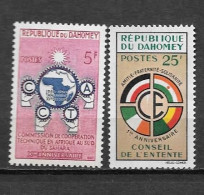 1960 - N° 156 + 157**MNH - Commission Technique - Conseil De L'entente -  - Benin - Dahomey (1960-...)