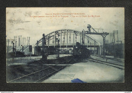 89 - SAINT-FLORENTIN-VERGIGNY - Gare De .. - Le Train Passant Sous Le Pont De Vergigny - 1929 - Saint Florentin