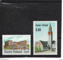 FINLANDE 1973 Maison Des Postes, Musée National Yvert 683-684, Michel 718-719 NEUF** MNH Cote 3,75 Euros - Ungebraucht