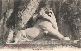 FRANCE - Belfort - Le Lion - Statue - Vue Générale - Carte Postale Ancienne - Belfort – Le Lion