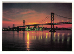 Bay Bridge With Skyscapers Of San Francisco, B6-704 Mike Roberts - San Francisco