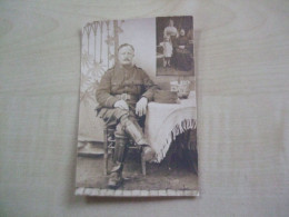 Carte Photo Ancienne MILITAIRE A IDENTIFIER - Guerra, Militares