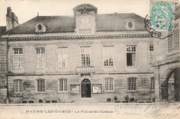 FRANCE - Baume Les Dames - Le Palais De Justice - Vue Générale - Face à L'entrée - Animé - Carte Postale Ancienne - Baume Les Dames
