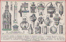 Lanternes. Lanterne. Du Château De Chambord, Des Morts, De Locomotive, De Voiture, D'écurie ... Larousse 1948. - Documents Historiques