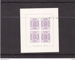 FINLANDE 1975 BLOC NORDIA NEUF** MNH - Unused Stamps