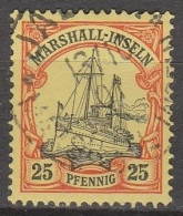 Marshall  Inselen   .    Michel   .   17     .     O     .      Gestempelt - Islas Marshall