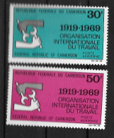 PA - 1969 - N° 144 à 145**MNH - 50 Ans OIT - Camerún (1960-...)