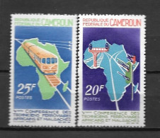 1967 - N° 434 à 435**MNH - Conférence Ferrovière Africaine - Camerún (1960-...)