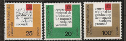 1963 - N°369 à 371**MNH - Création Du Centre De Création De Manuels Scolaires - Cameroun (1960-...)