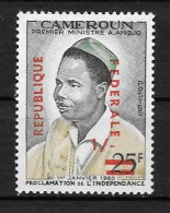 1961 - N°327** MNH - Surcharge République Fédérale - Kamerun (1960-...)